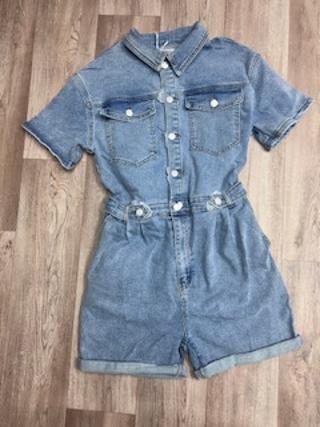 "Taylor" denim playsuit